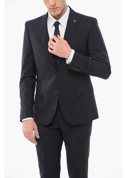 Costume CORNELIANI Cc Collection Mohair Blend Reset Slim Fit Suit Blue Barbati (BM 18358324) 2