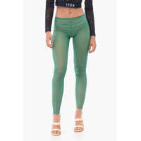 Sosete Monogram Lace Collant Femei