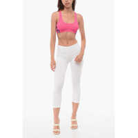 Imbracaminte Dama pagina 400 - Sutiene DSQUARED2 Microfiber Sport Bra With Logoed Elastic Bands Pink Femei (BM 18358348) - B-mall.ro
