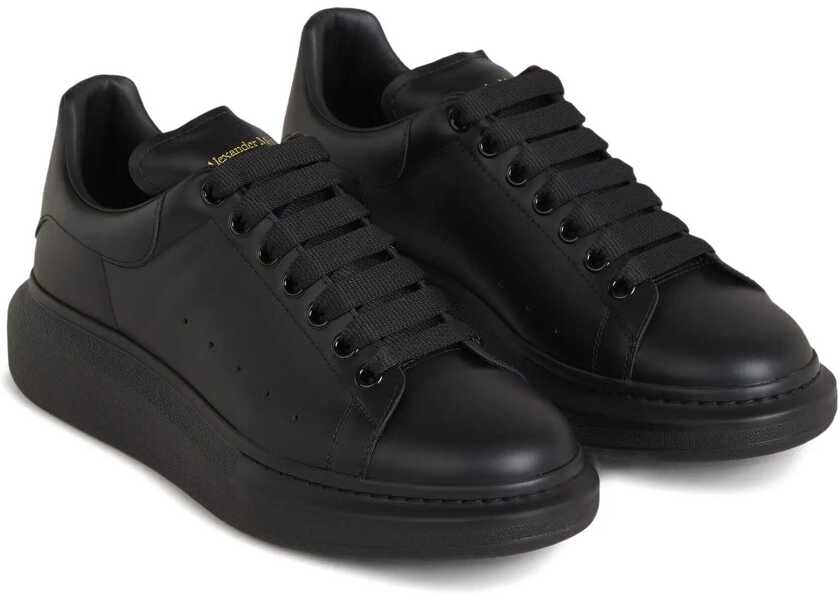 Sneakers Alexander McQueen Leather Sneakers BLACK/BLACK Barbati (BM 18358393) 4