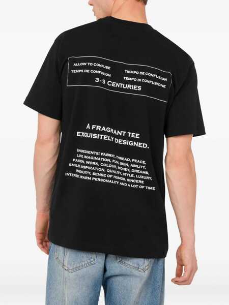 Tricouri Moschino T-shirt whit maxi print Fantasia Nero Barbati (BM 18358402) 4