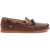 Valentino Garavani Palm Avenue Boat Loafers BARK BROWN