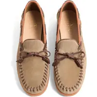 Mocasini Valentino Garavani pentru Barbati - Mocasini Valentino Garavani Palm Avenue Boat Loafers DARK KHAKI/TOBACCO/BARK BROWN Barbati (BM 18358408) - B-mall.ro