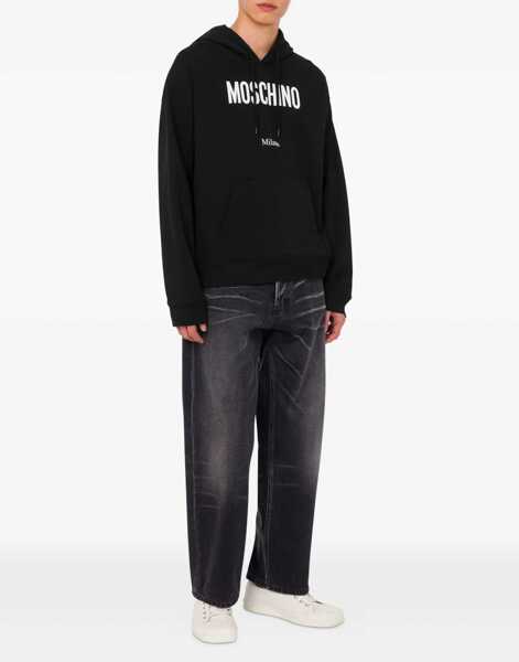 Bluze de trening Moschino Logoed Hoodie Fantasia Nero Barbati (BM 18358417) 2
