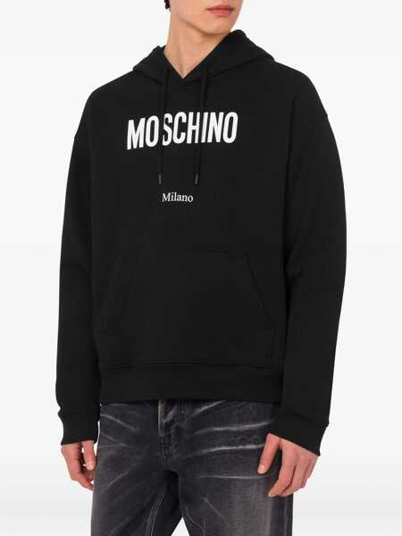 Bluze de trening Moschino Logoed Hoodie Fantasia Nero Barbati (BM 18358417) 3