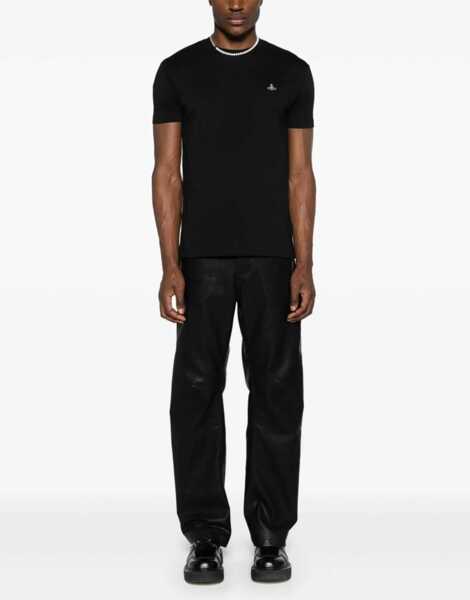 Tricouri Vivienne Westwood Orb logo T-Shirt BLACK Barbati (BM 18358429) 2