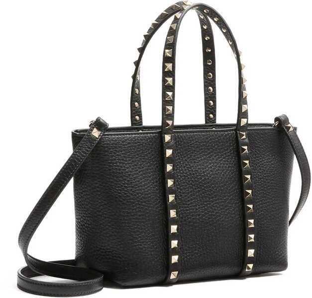 Genti de umar Valentino Garavani Small Rockstud Tote Bag NERO Femei (BM 18358438) 3