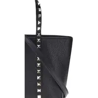 Genti de umar Valentino Garavani Dama - Genti de umar Valentino Garavani Small Rockstud Tote Bag NERO Femei (BM 18358438) - B-mall.ro