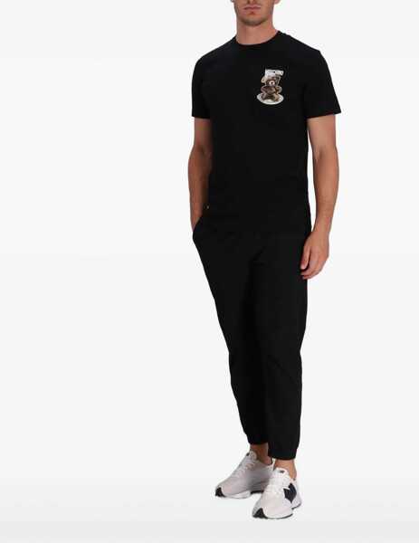 Tricouri Moschino T-Shirt whit bear Fantasia Nero Barbati (BM 18358450) 4