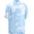 Moschino Silk Camicia Fantasia Azzurro