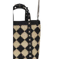 Genti de umar Valentino Garavani Dama - Genti de umar Valentino Garavani Rockstud mini Tote Bag NATURALE/NERO Femei (BM 18358501) - B-mall.ro