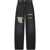 Versace Cut-Out detail Jeans BLACK