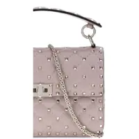 Genti de umar Valentino Garavani Dama - Genti de umar Valentino Garavani Medium Rockstud Spike Shoulder Bag POUDRE Femei (BM 18358513) - B-mall.ro