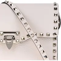 Genti de umar Valentino Garavani Dama - Genti de umar Valentino Garavani Rockstud Shoulder Bag LIGHT IVORY Femei (BM 18358525) - B-mall.ro