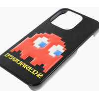 Huse mobil & tablete Dama - Huse mobil & tablete DSQUARED2 Pac-Man Solid Color Iphone 14 Pro Case With Embossed Detail Black Femei (BM 18358663) - B-mall.ro
