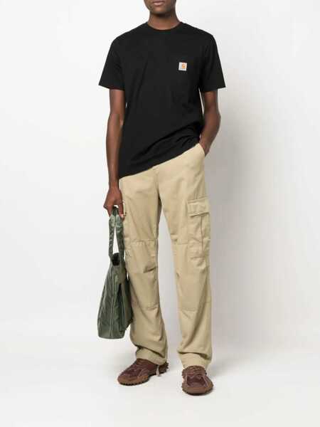 Tricouri Carhartt T-Shirt With Pocket BLACK Barbati (BM 18358771) 2