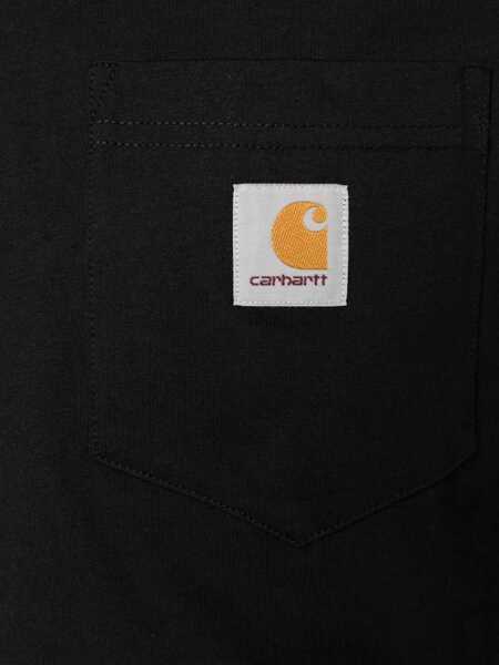 Tricouri Carhartt T-Shirt With Pocket BLACK Barbati (BM 18358771) 5