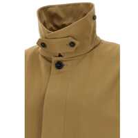 Geci Saint Laurent pentru Barbati - Paltoane Saint Laurent Saint Laurent Cotton Gabardine Trench Coat Beige Barbati (BM 18358950) - B-mall.ro