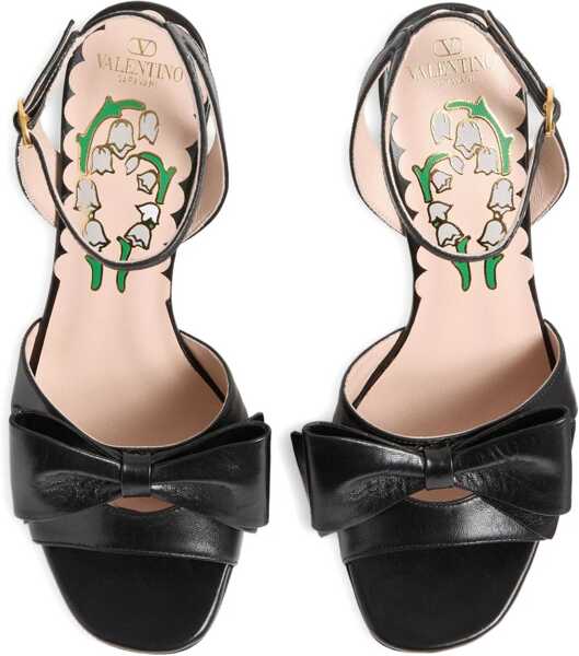 Sandale Valentino Garavani Dcollet Bowow Slingback BLACK Femei (BM 18359008) 5