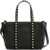 Valentino Garavani Small Rockstud Shopping Bag BLACK