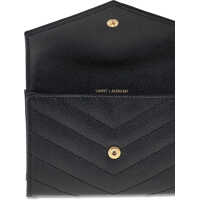 Portofele Dama - Portofele Saint Laurent Leather Wallet NERO Femei (BM 18359032) - B-mall.ro