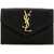 Saint Laurent Leather Wallet BLACK