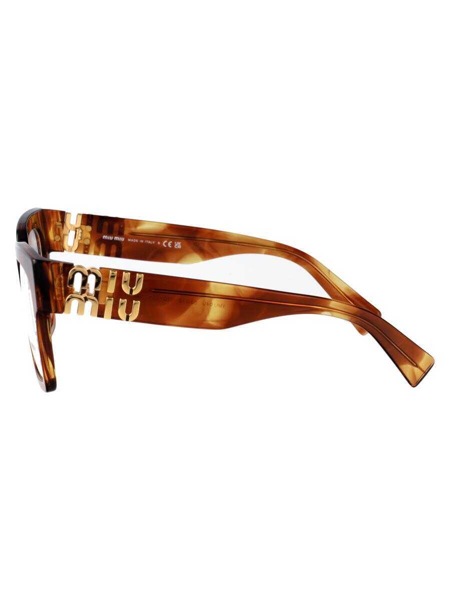 Ochelari de soare Miu Miu Miu Miu Optical TABACCO STRIATO Femei (BM 18359394) 3