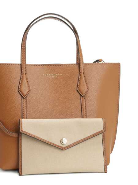 Genti de umar Tory Burch Tory Burch Perry Small Zip Tote AUTUMN BROWN Femei (BM 18359703) 5
