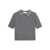 Blumarine Grey Polo Shirt  With Collar Beaded In Wool Woman GREY