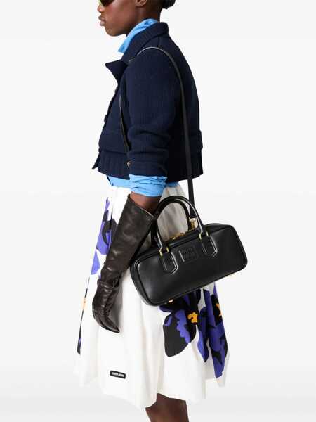 Genti de mana Miu Miu Miu Miu Borse Softy Padded Black Femei (BM 18360312) 2