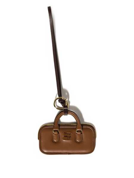 Accesorii Miu Miu Miu Miu Trick Miu Arcadie Brown Femei (BM 18360330) 1