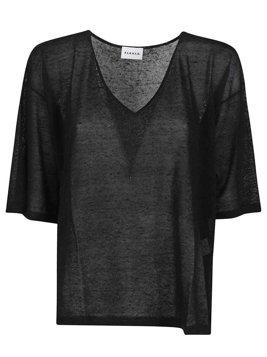 Pulovere P.A.R.O.S.H. P.A.R.O.S.H. Sweater Black Femei (BM 18362217) 1