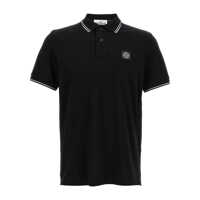 Camasi Stone Island Logo Patch Polo Shirt Barbati