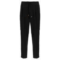 Pantaloni Brunello Cucinelli Linen Leisure Fit Trousers Barbati