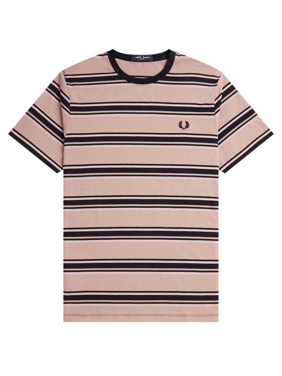 Tricouri Fred Perry Fred Perry Fp Stripe T-Shirt Clothing Multicolor Barbati (BM 18363378) 1