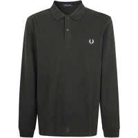 Topuri Fred Perry Long Sleeve Plain Shirt Clothing Barbati