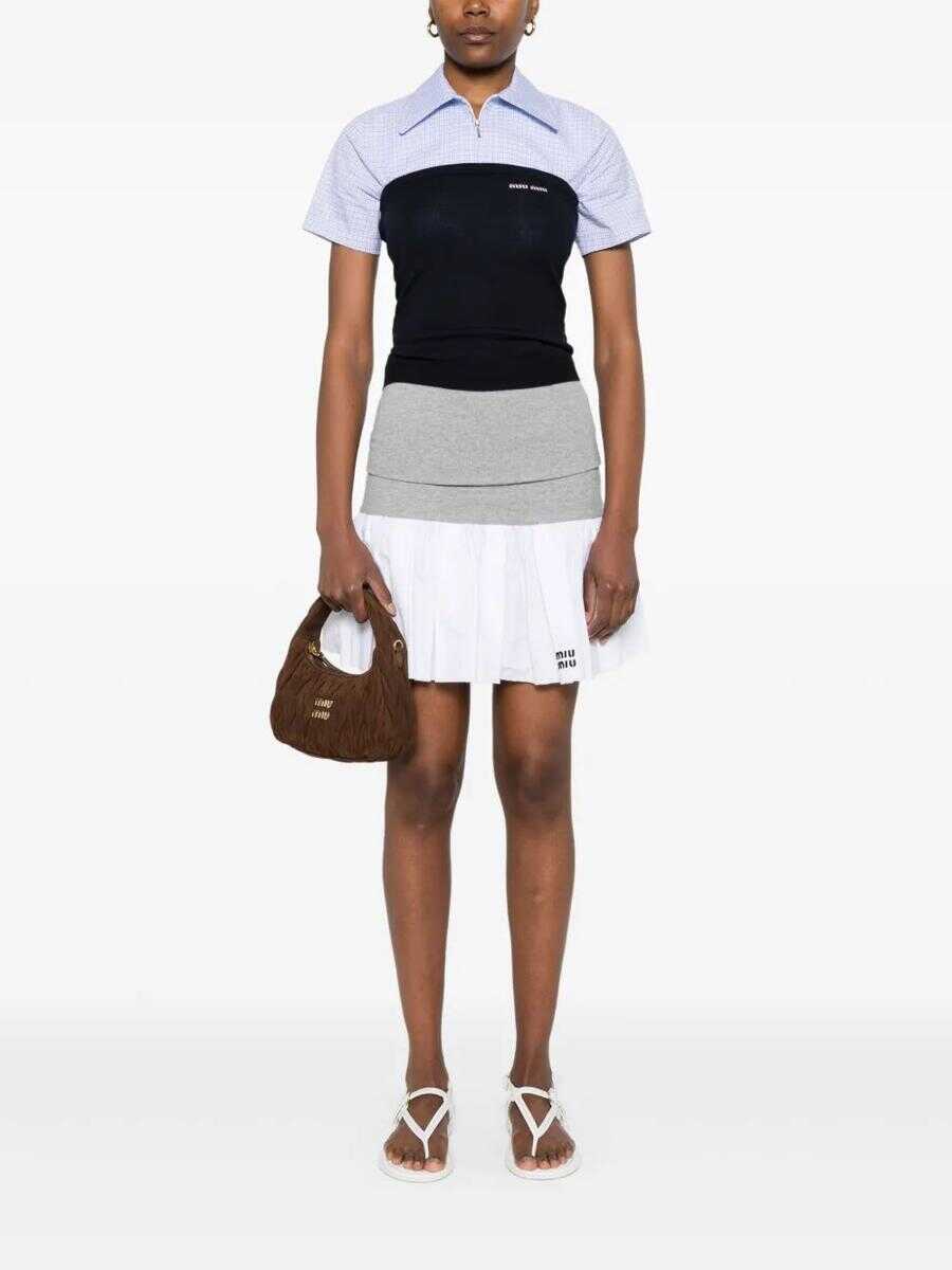 Pulovere Miu Miu Miu Miu Maglieria Wool F.14 Blue Femei (BM 18363558) 1