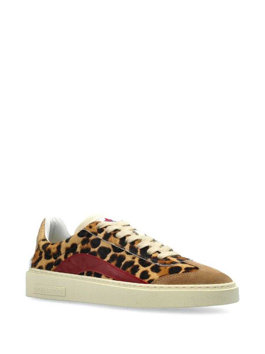 Sneakers DSQUARED2 DSQUARED2 Lace-Up Low Top Sneakers MACULATOROSSOORO Femei (BM 18363972) 6