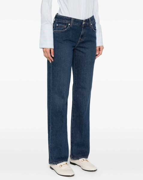 Blugi 7 For All Mankind Calie straight Jeans U71BM Femei (BM 18364339) 3
