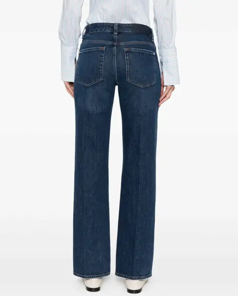 Blugi 7 For All Mankind Calie straight Jeans U71BM Femei (BM 18364339) 4