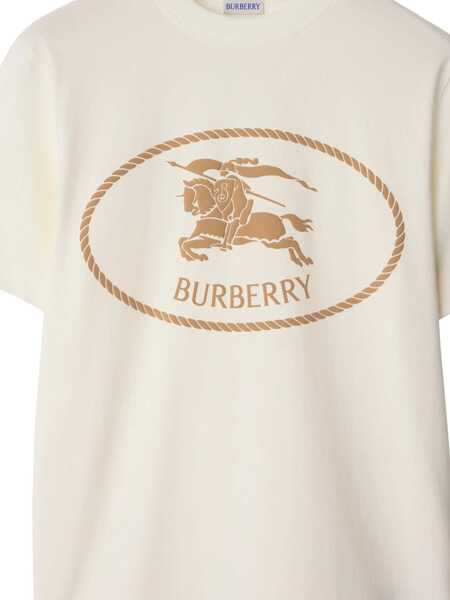 Tricouri Burberry Logoed T-Shirt CHALK Barbati (BM 18364357) 2