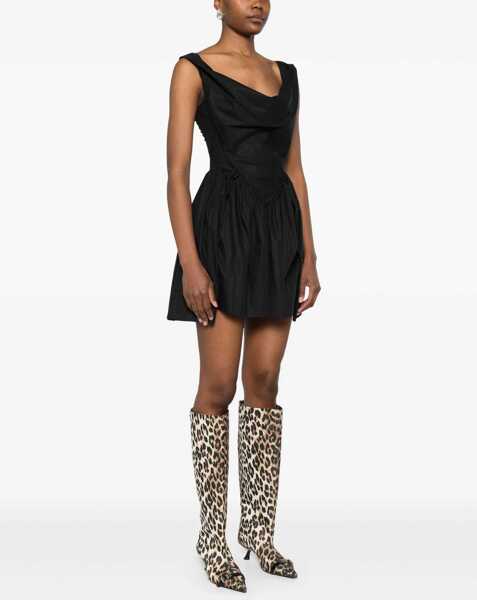 Rochii Vivienne Westwood Mini Sunday Dress BLACK Femei (BM 18364384) 3