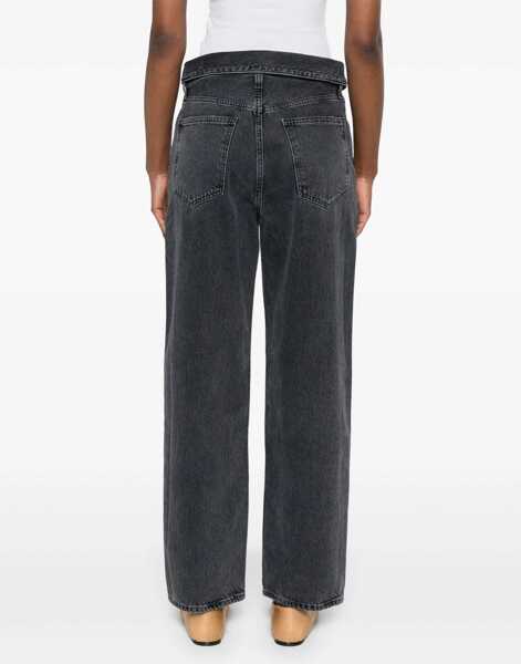 Blugi AGOLDE Echo Taper Jeans VINT MARBLE SMOKE Femei (BM 18364399) 4