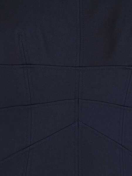 Rochii Alexander McQueen Short Dress with short gathered sleeves NAVY Femei (BM 18364450) 3