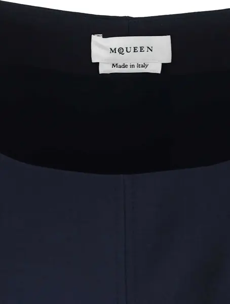 Rochii Alexander McQueen Short Dress with short gathered sleeves NAVY Femei (BM 18364450) 4