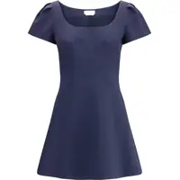 Rochii Short Dress with short gathered sleeves Femei