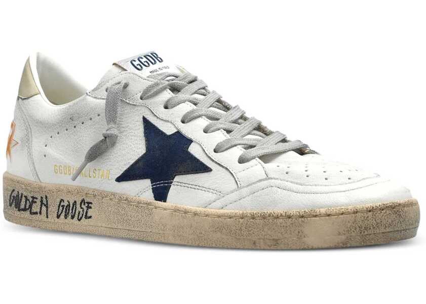 Sneakers Golden Goose Ball Star Sneakers WHITE/BLUE/ICE Barbati (BM 18364504) 2