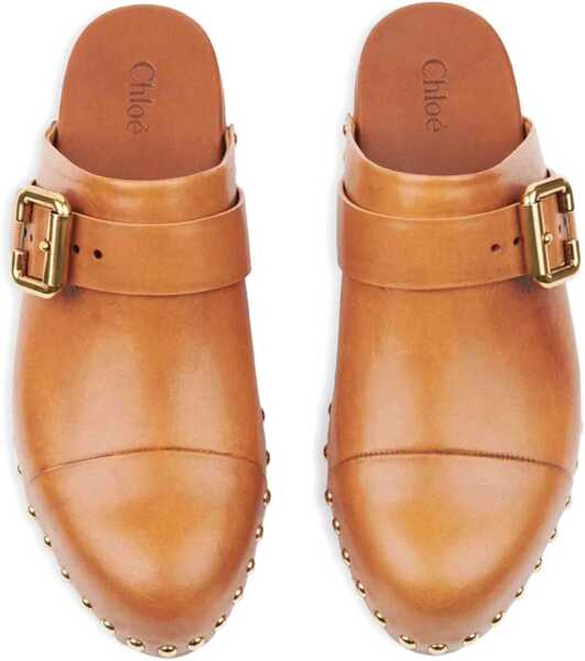 Sandale Chloe Jeannette Mules GINGER BROWN Femei (BM 18364507) 4