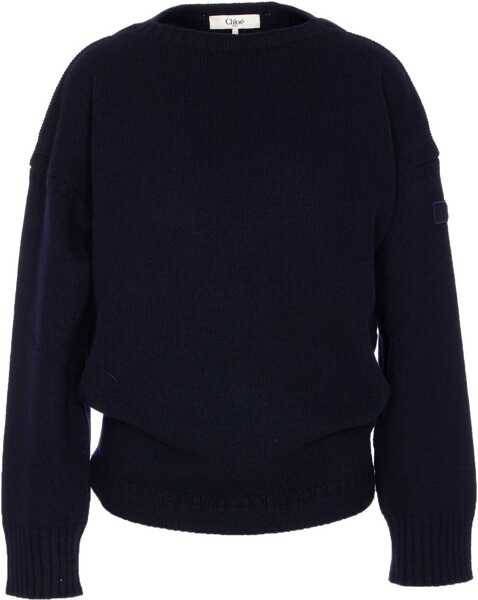 Pulovere Chloe Wool Sweater NAVY Femei (BM 18364510) 1