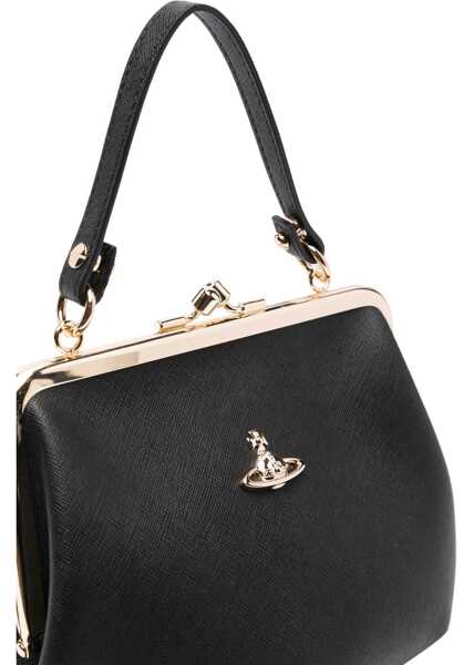 Genti de mana Vivienne Westwood Borsa Granny Frame BLACK Femei (BM 18364570) 4